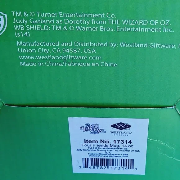 Wizard of Oz Coffee Mug NIB - Picture 3 of 10